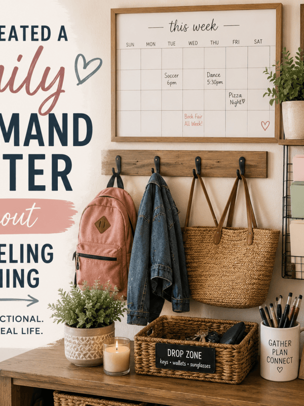 How I Created a Family Command Center Without Remodeling&nbsp;Anything