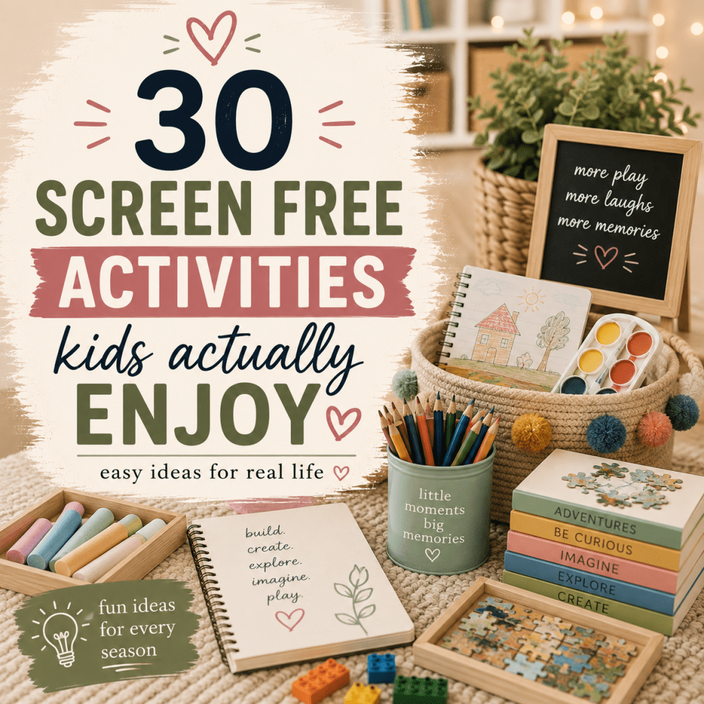30 Screen-Free Activities Kids Will&nbsp;Love
